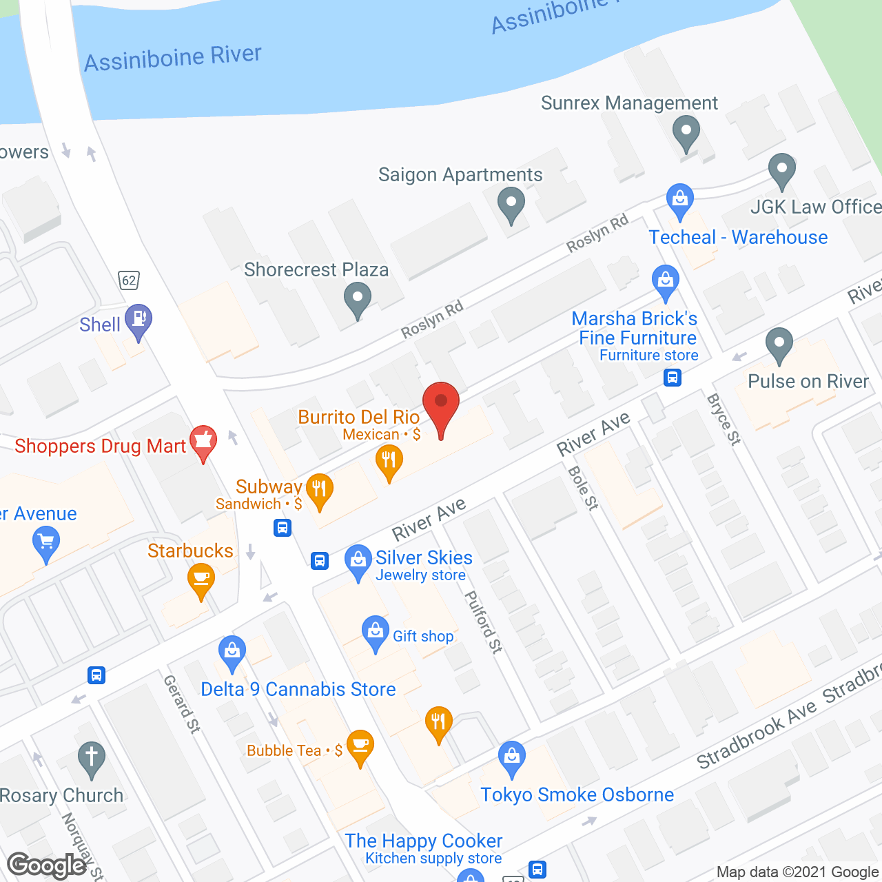 Villa Cabrini Inc in google map