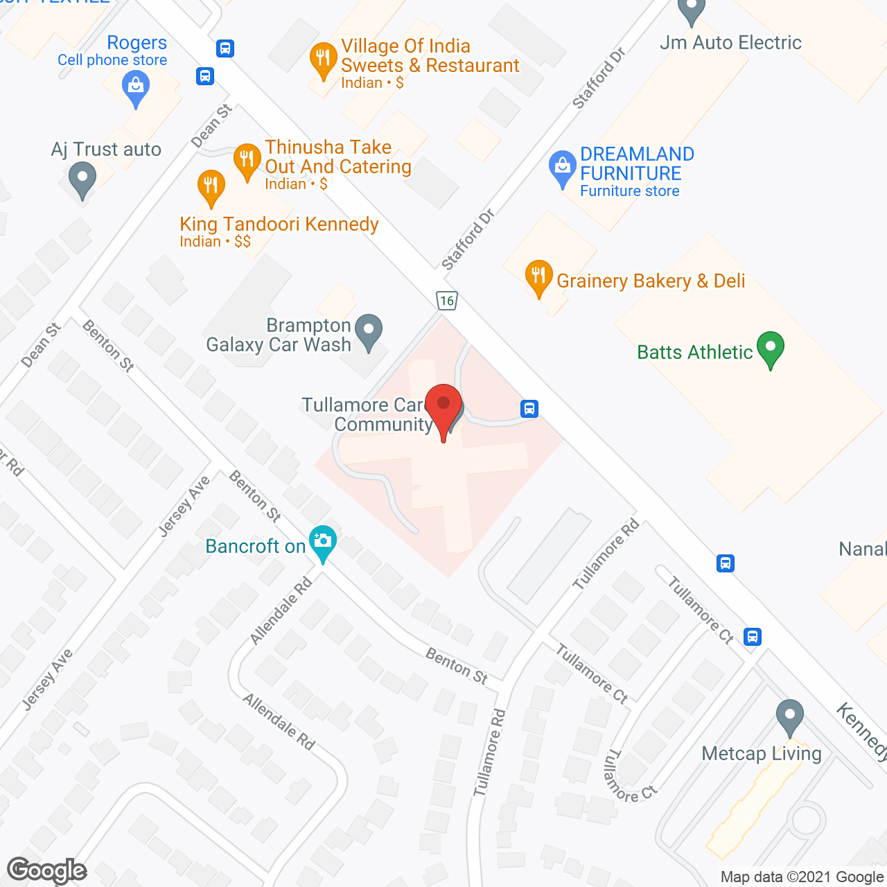 Tullamore Nursing Home in google map
