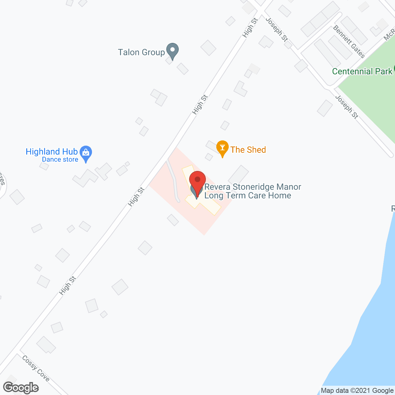 Stoneridge Manor in google map