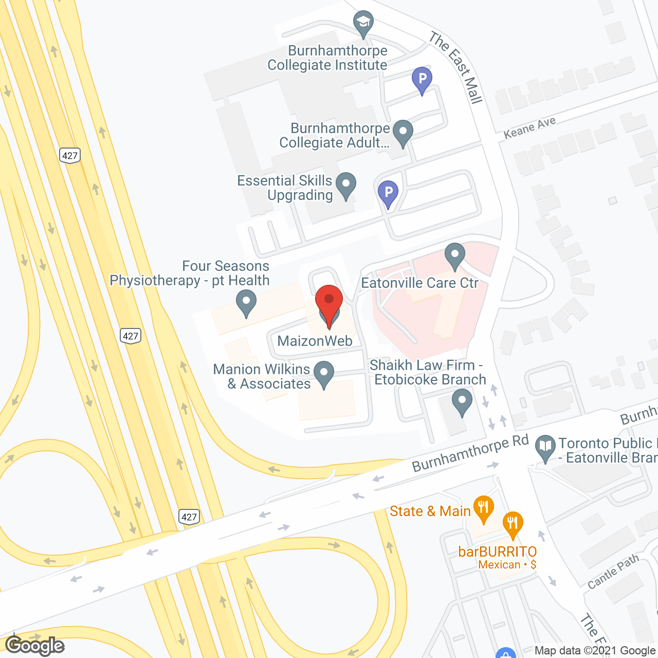 Specialty Care Inc in google map