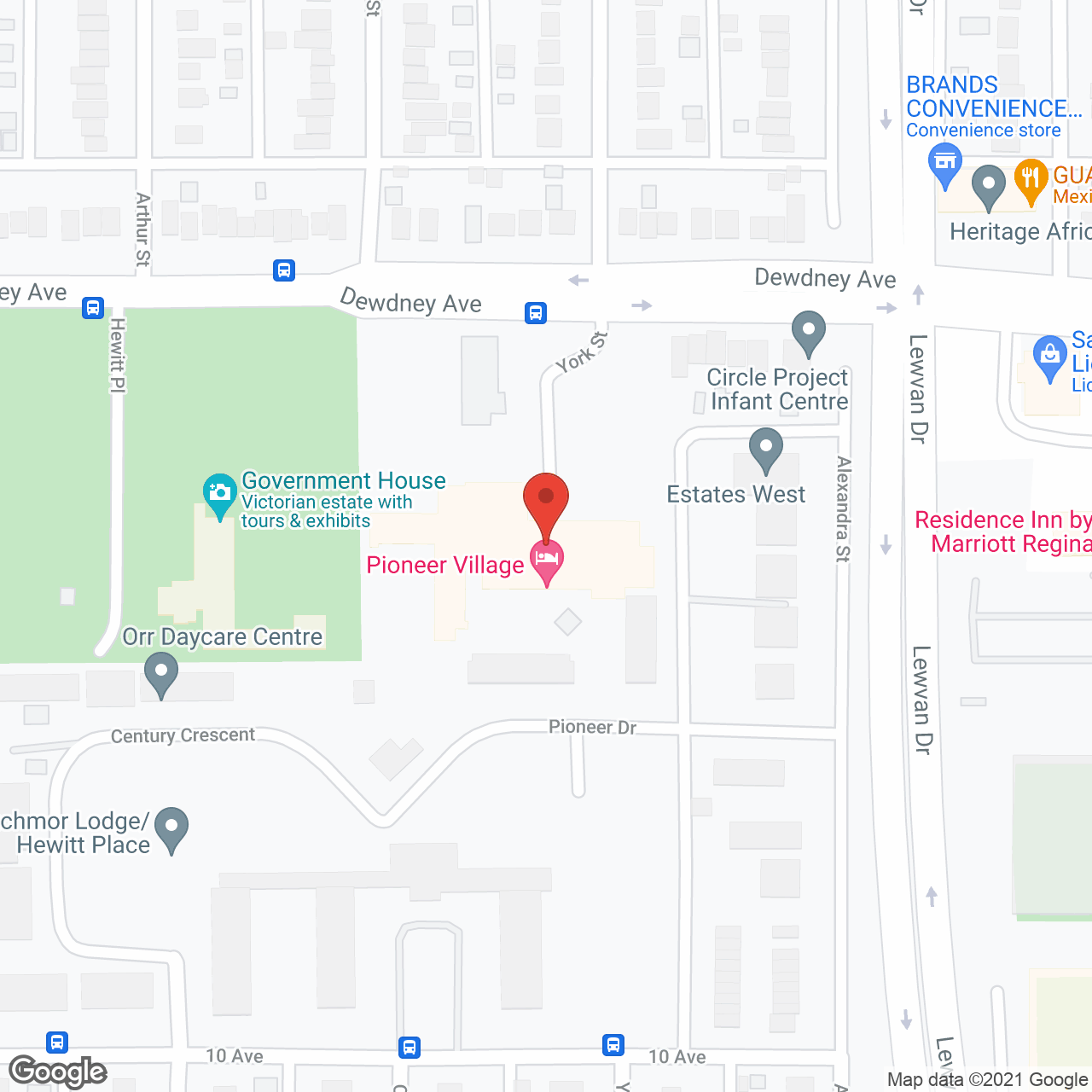 Regina Pioneer Village Ltd in google map