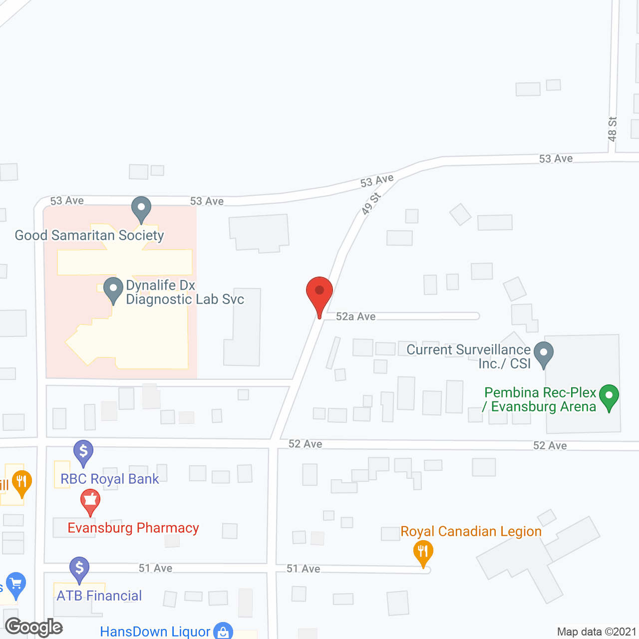 Pembina Housing Authority in google map