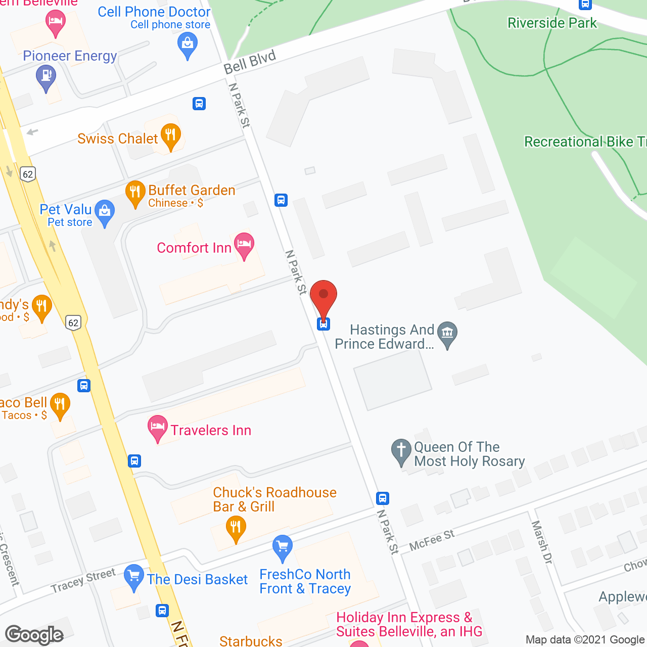 Parkside Village in google map