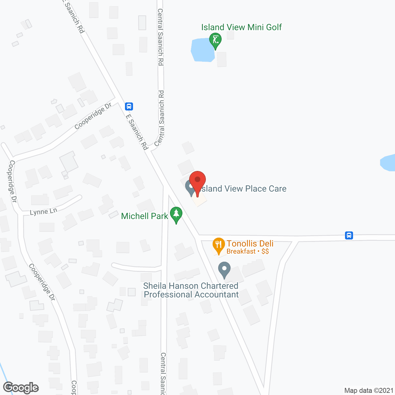 Island View Place Care Inc in google map