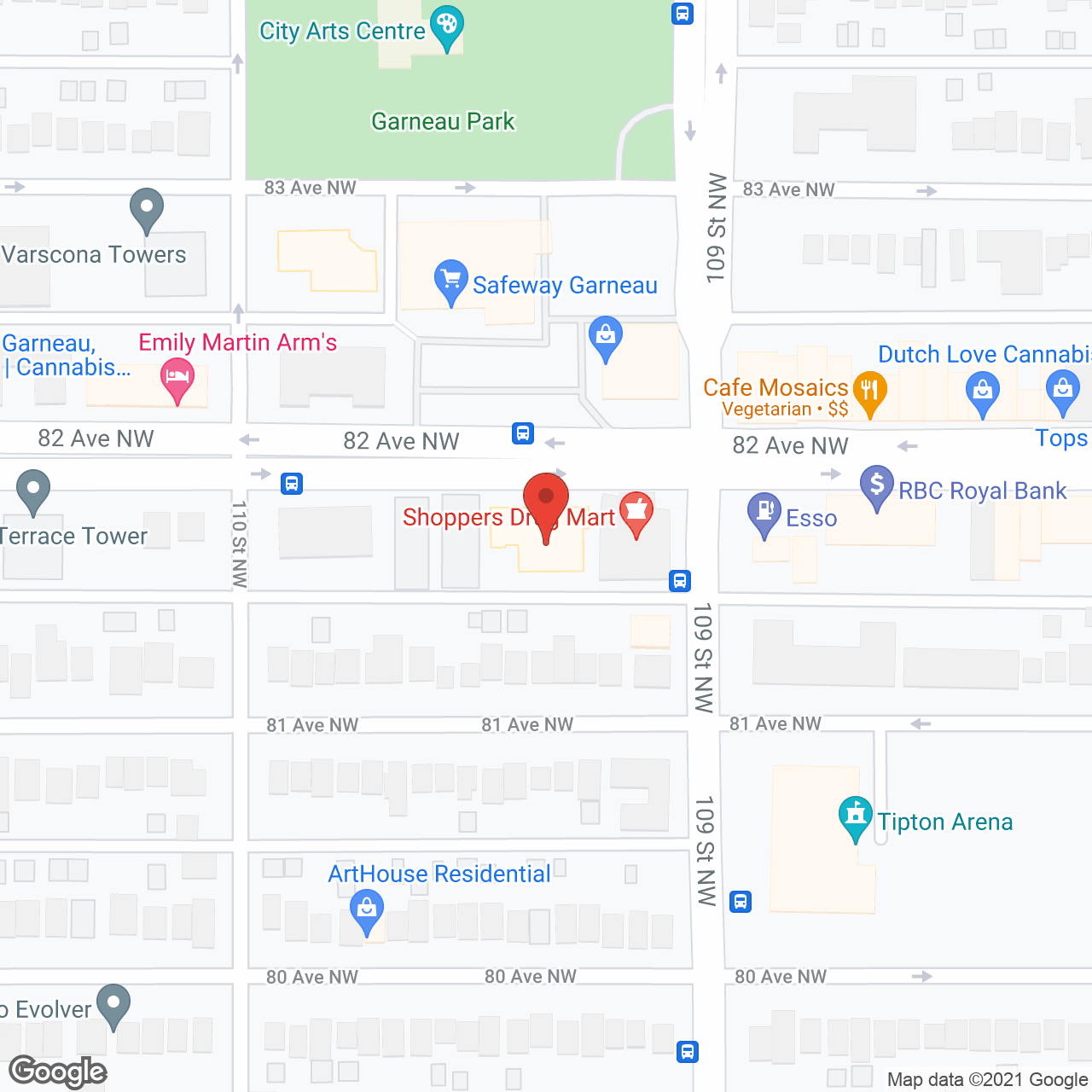 Garneau Hall in google map