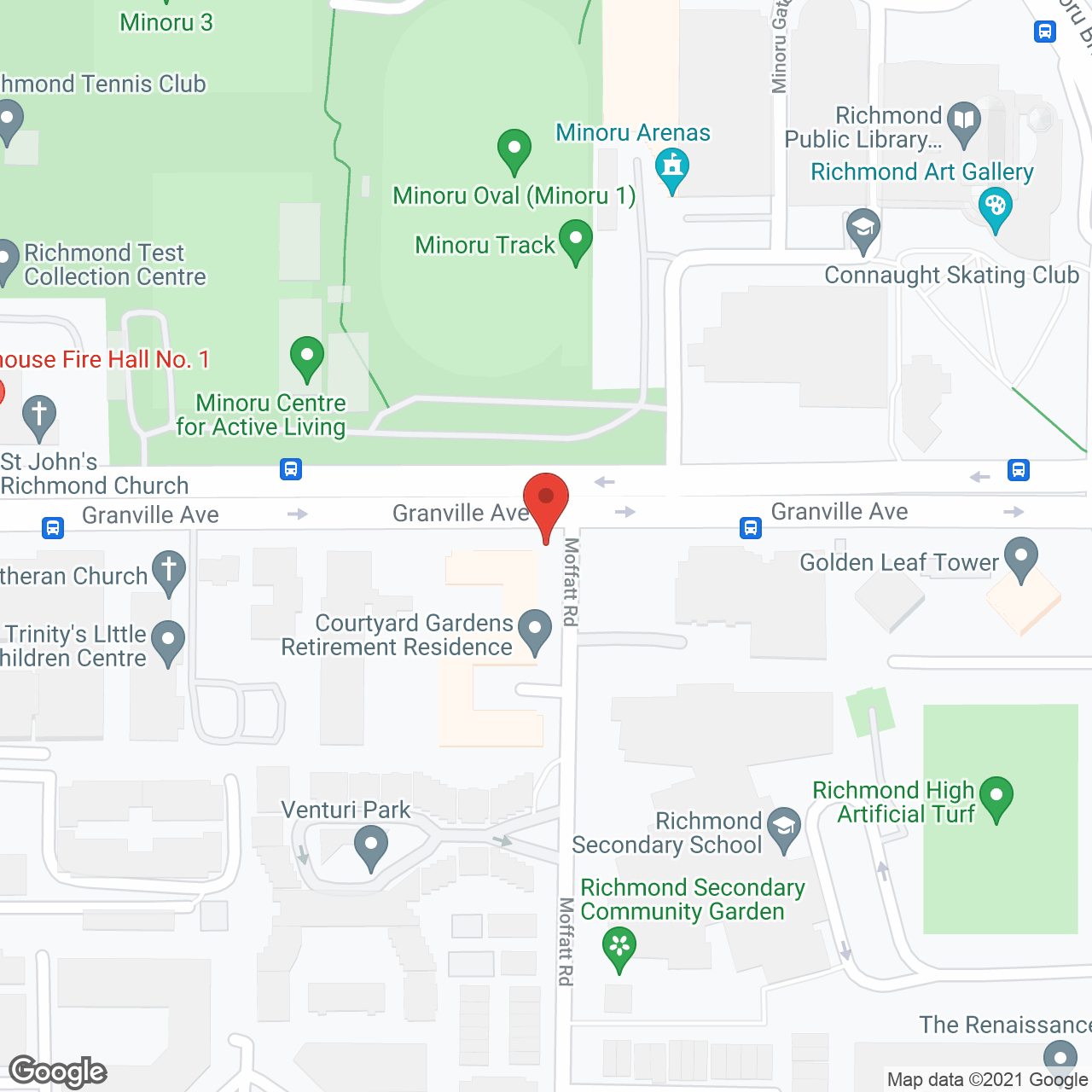 Courtyard Gardens in google map