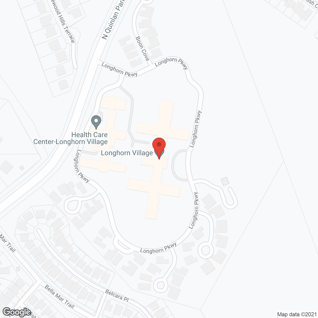 Longhorn Village in google map