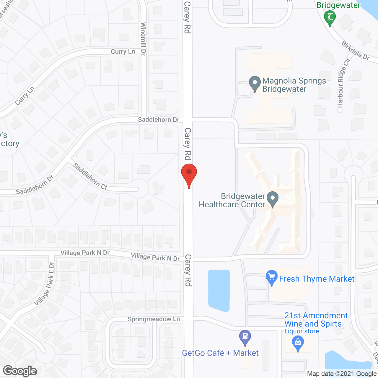 Magnolia Springs Bridgewater in google map