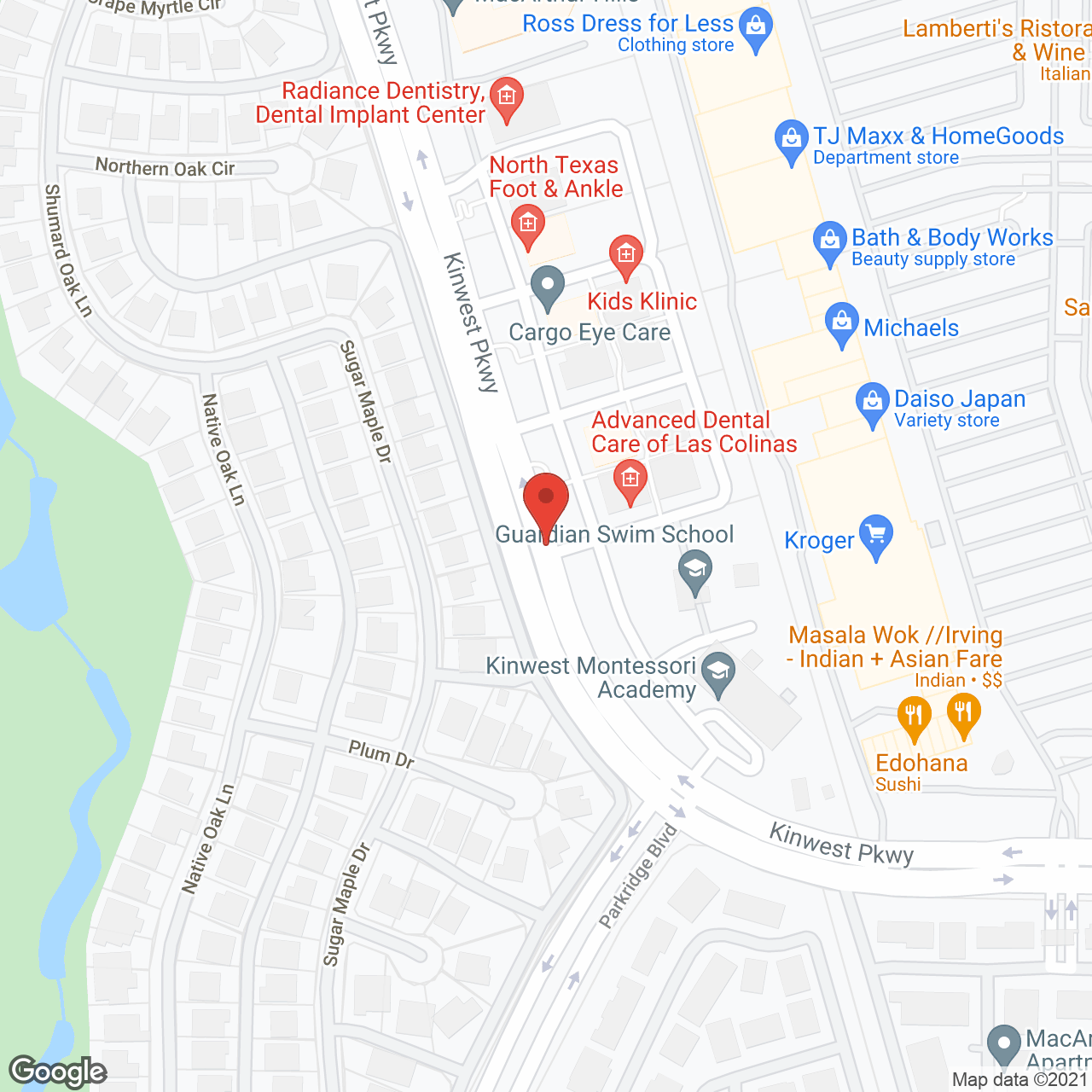 MacArthur Hills in google map