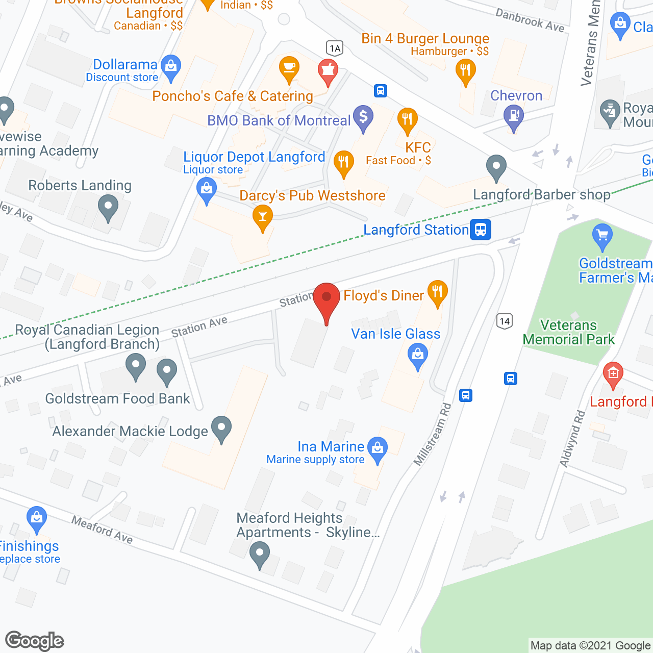 Prince Edward Lodge in google map