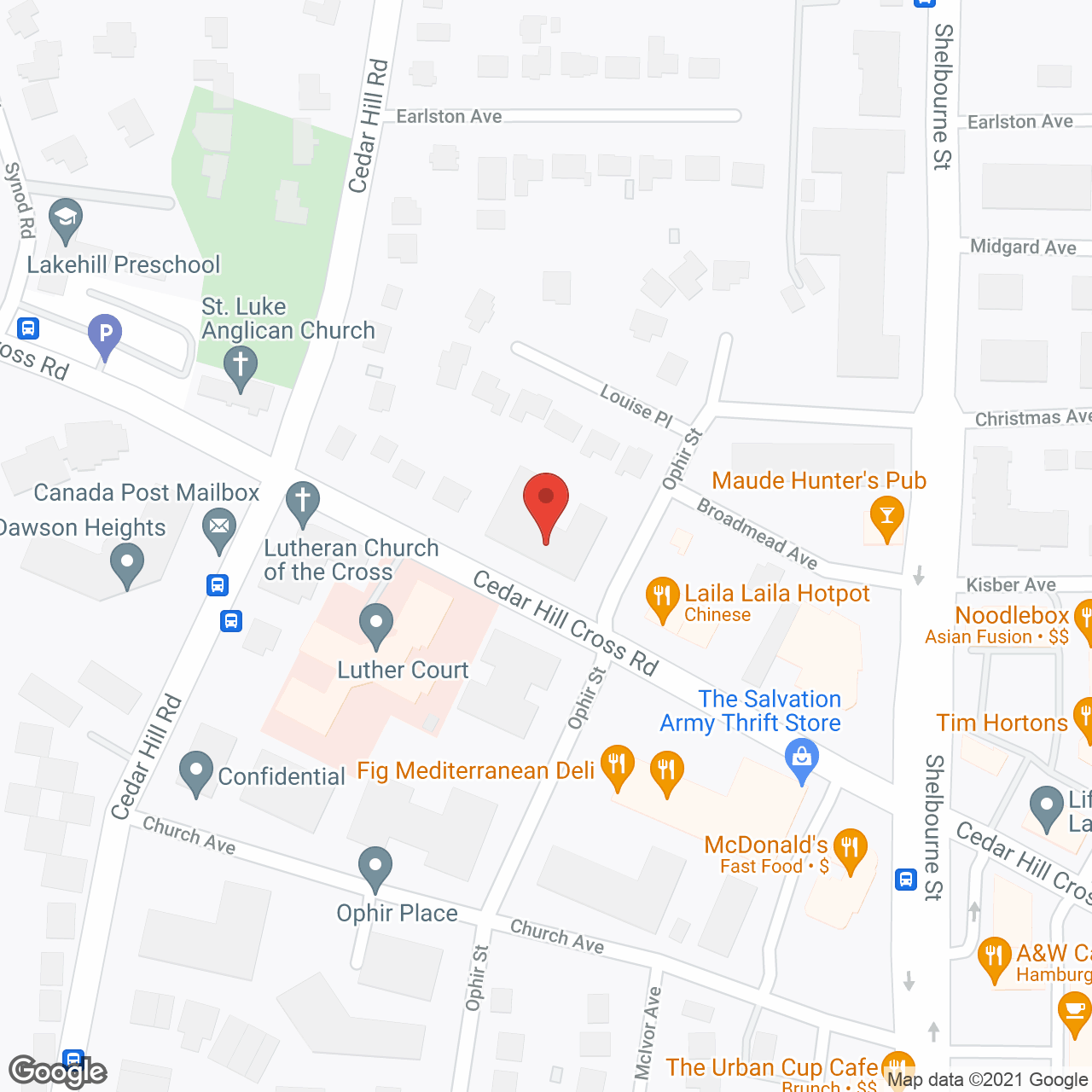 Highgate Lodge in google map