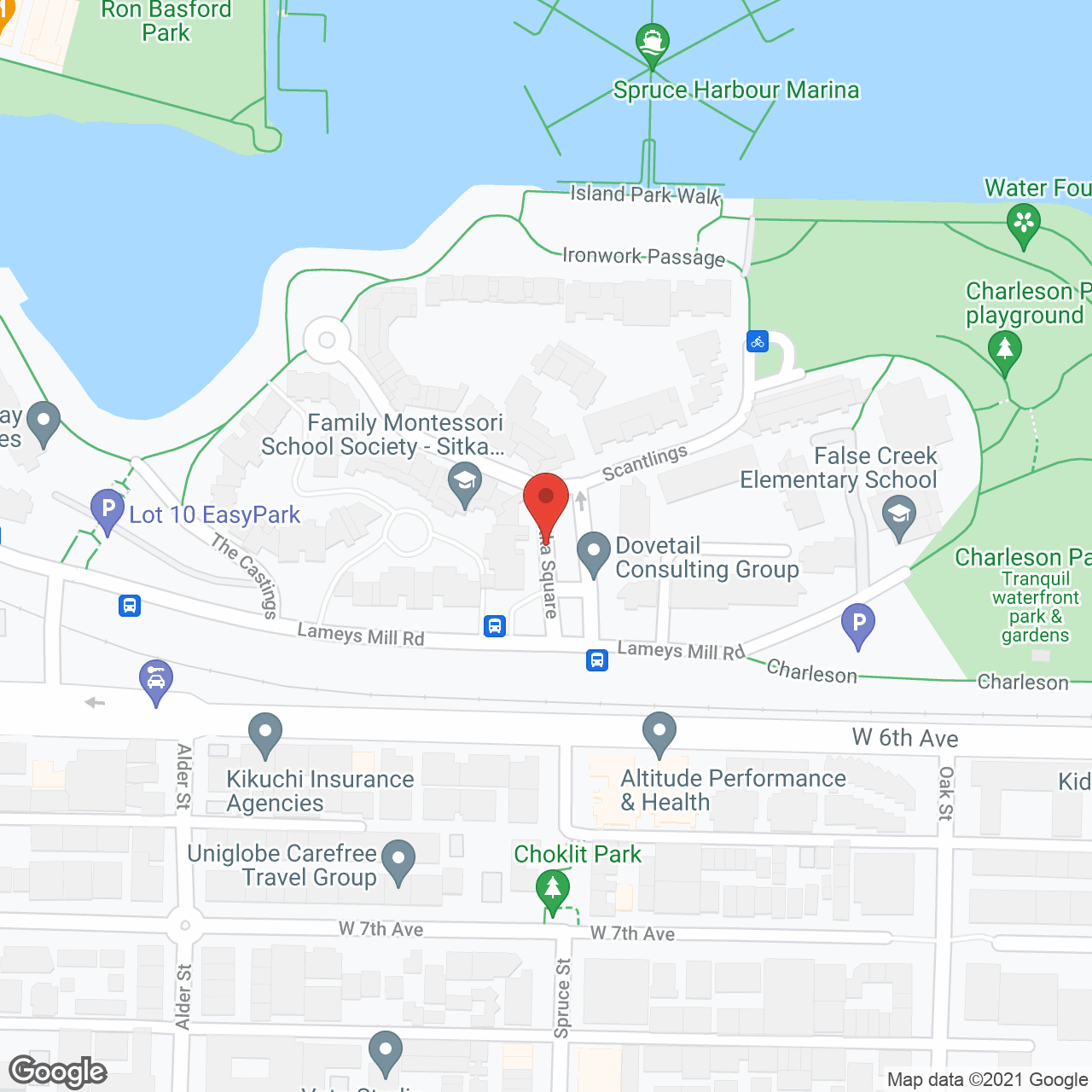 Vancoverden Court in google map