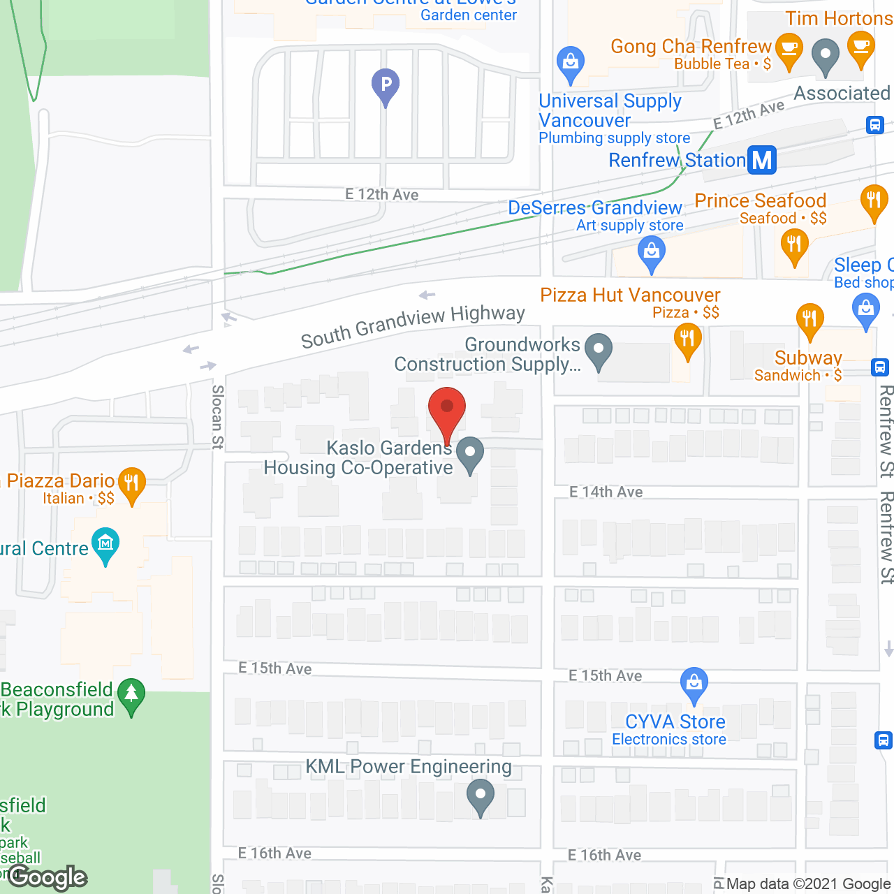 Kaslo Gardens Co-Op in google map