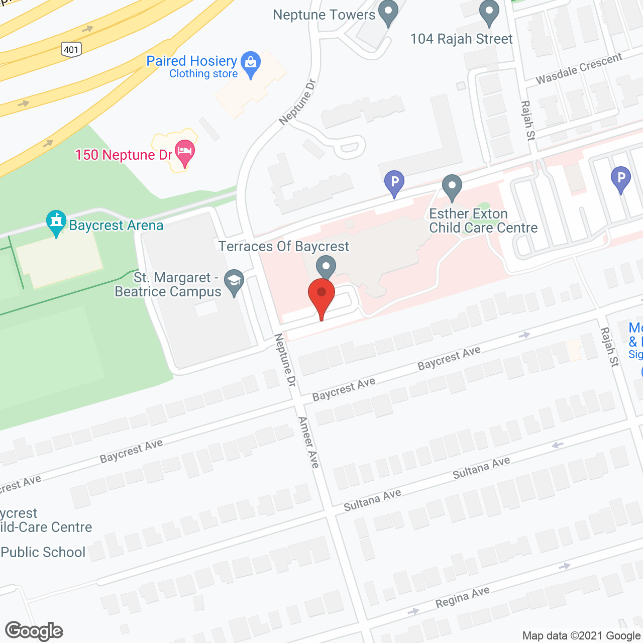 Terraces Of Baycrest in google map