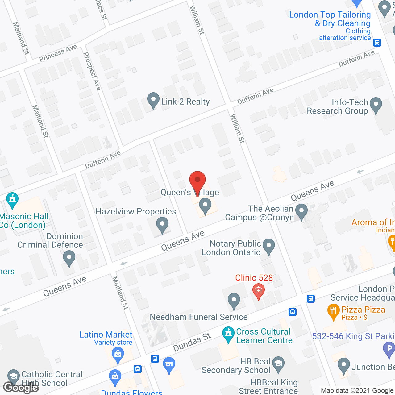 Queens Village for Seniors in google map