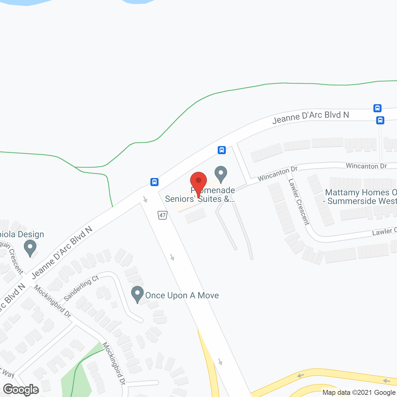 Les Promenades Seniors' Suites & Retirement Residence in google map