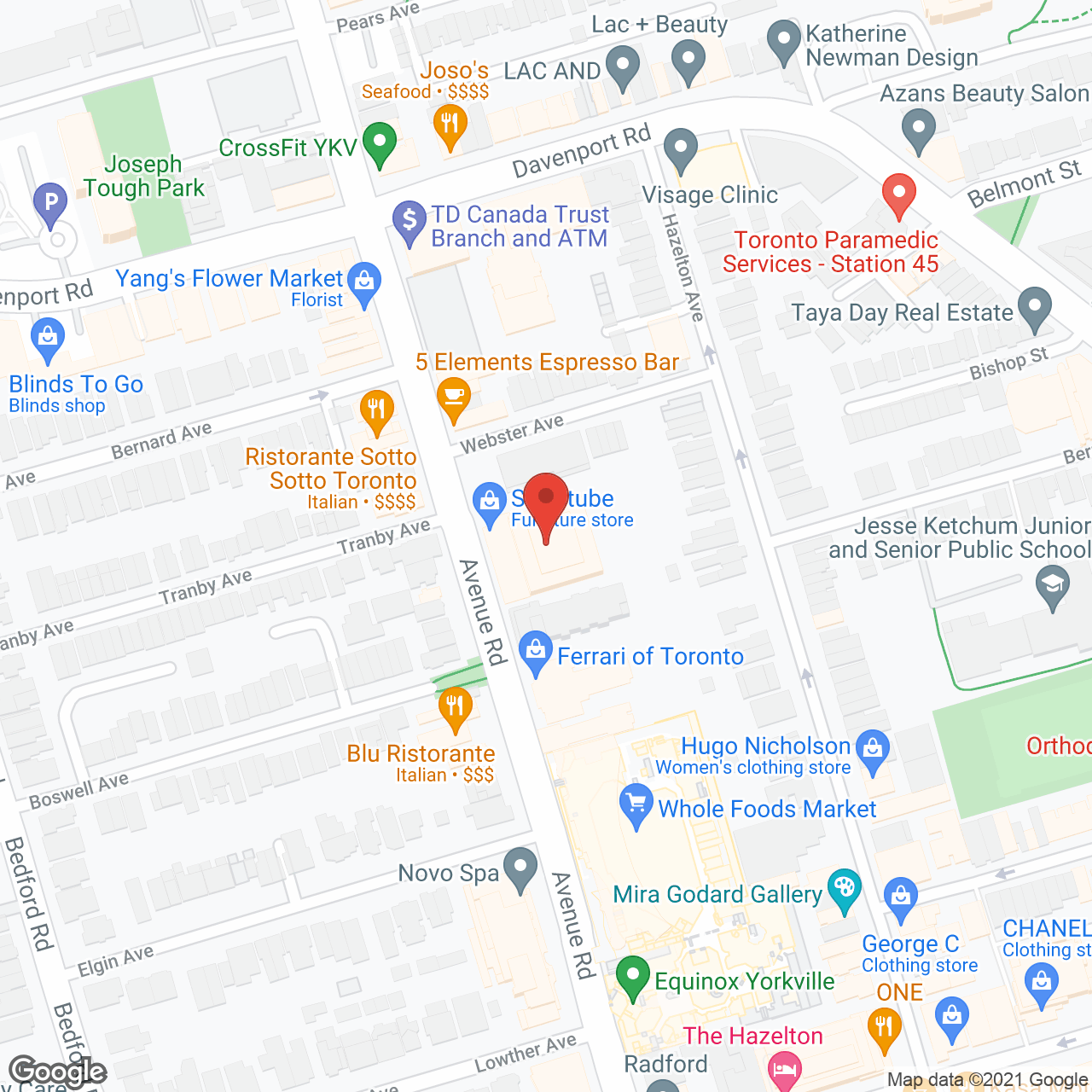 Hazelton Place Retirement Residence in google map
