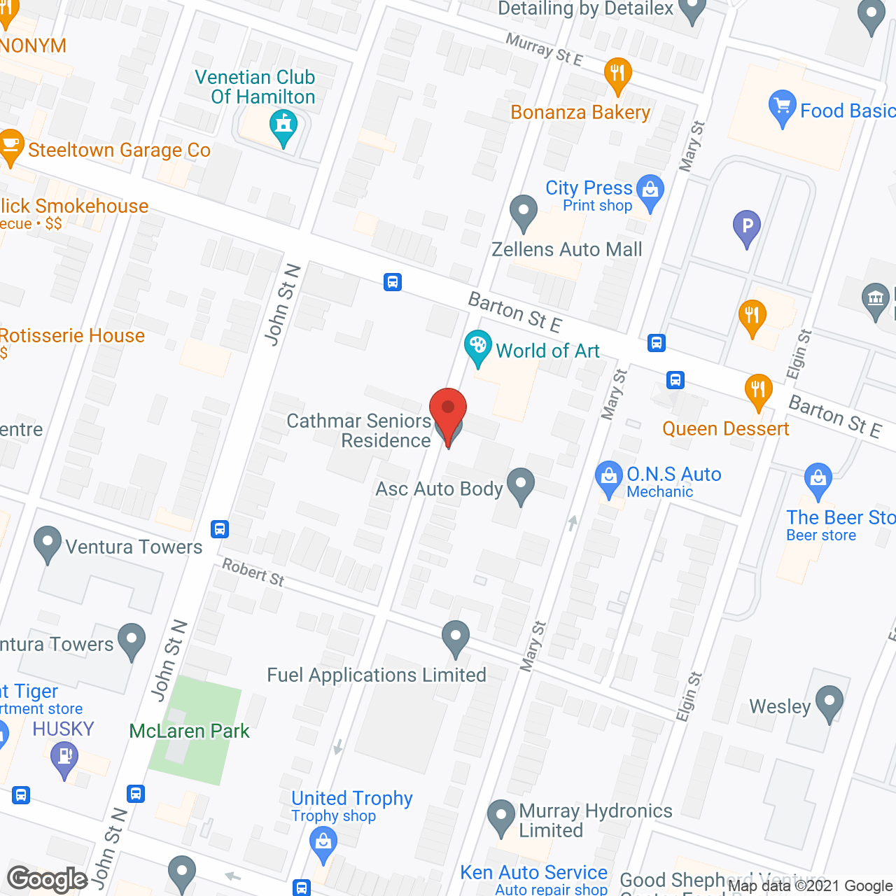 Cathmar Manor in google map