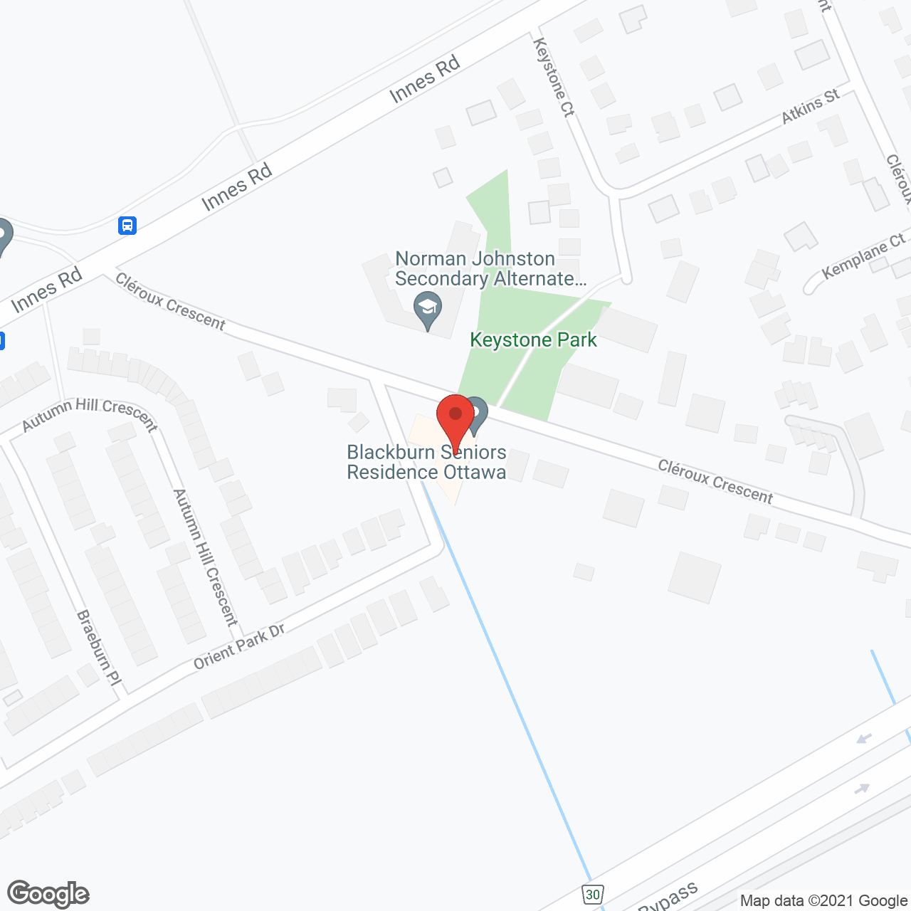 Blackburn Lodge Seniors Residence in google map