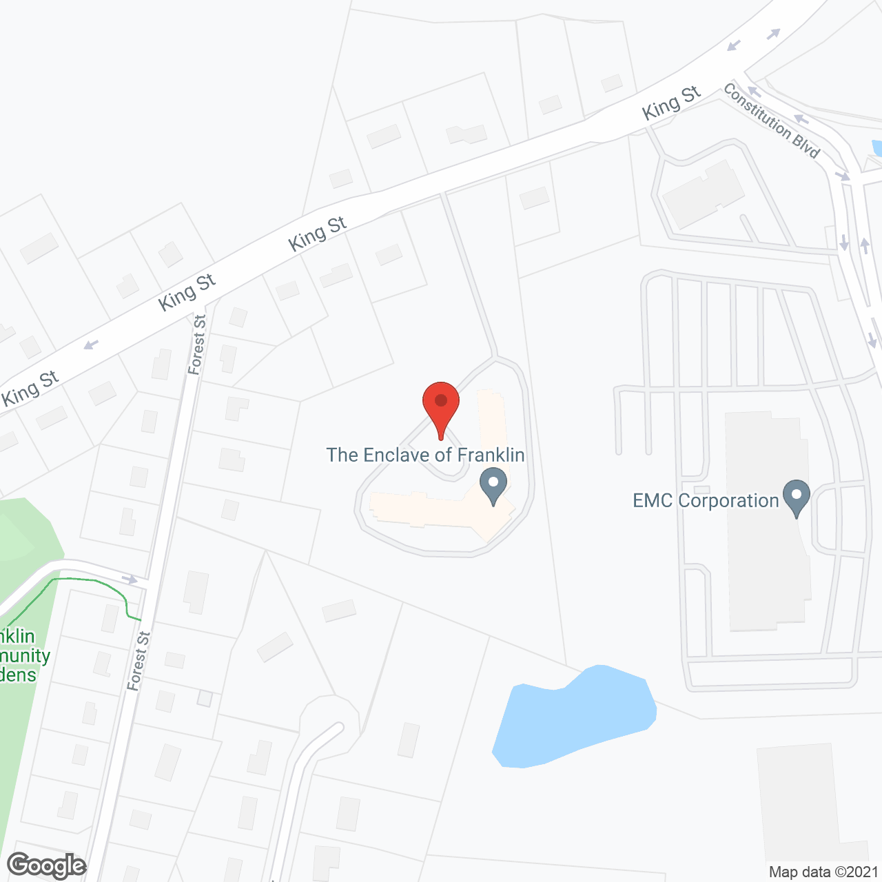 The Enclave of Franklin Assisted Living & Memory Care Community in google map