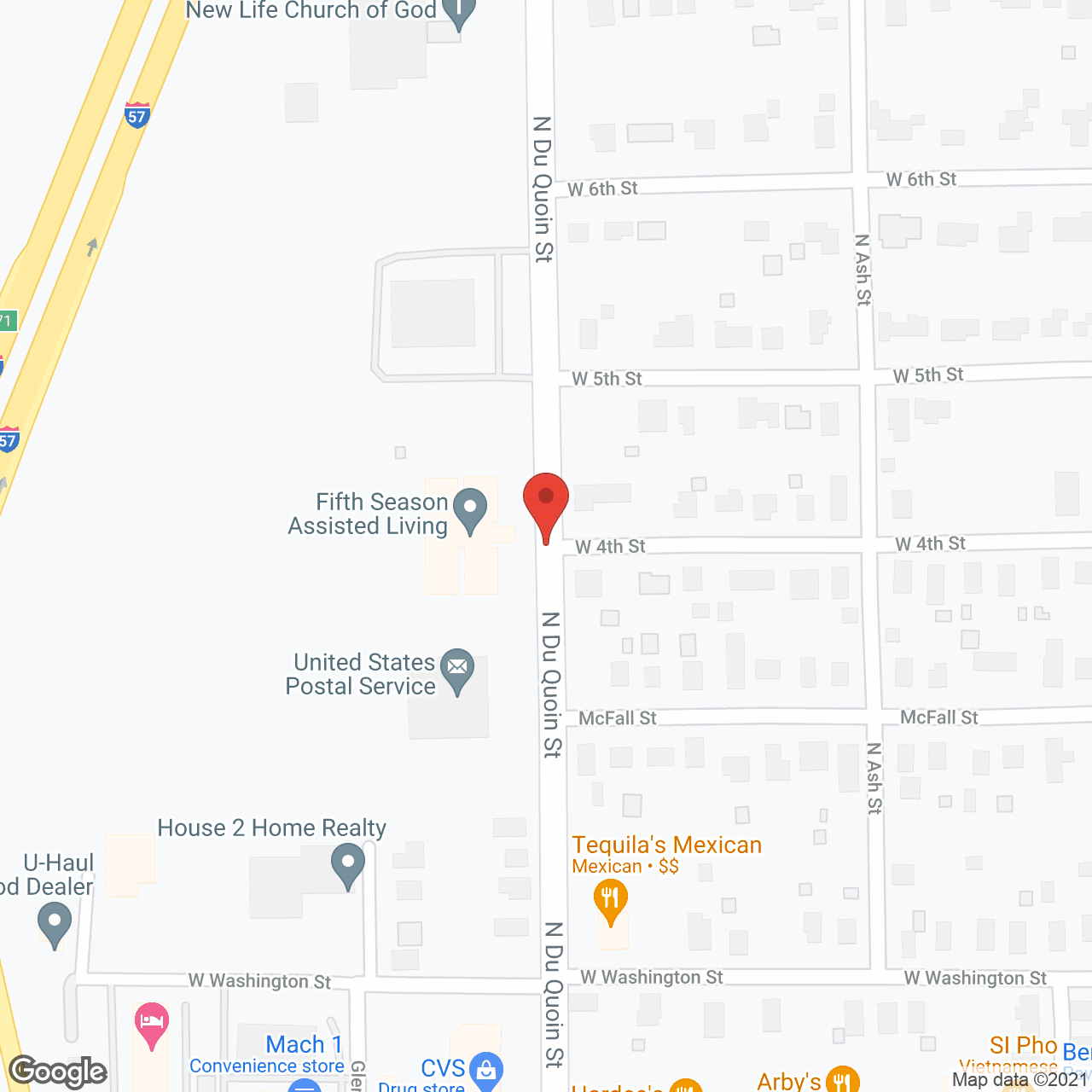 Fifth Season Residential in google map