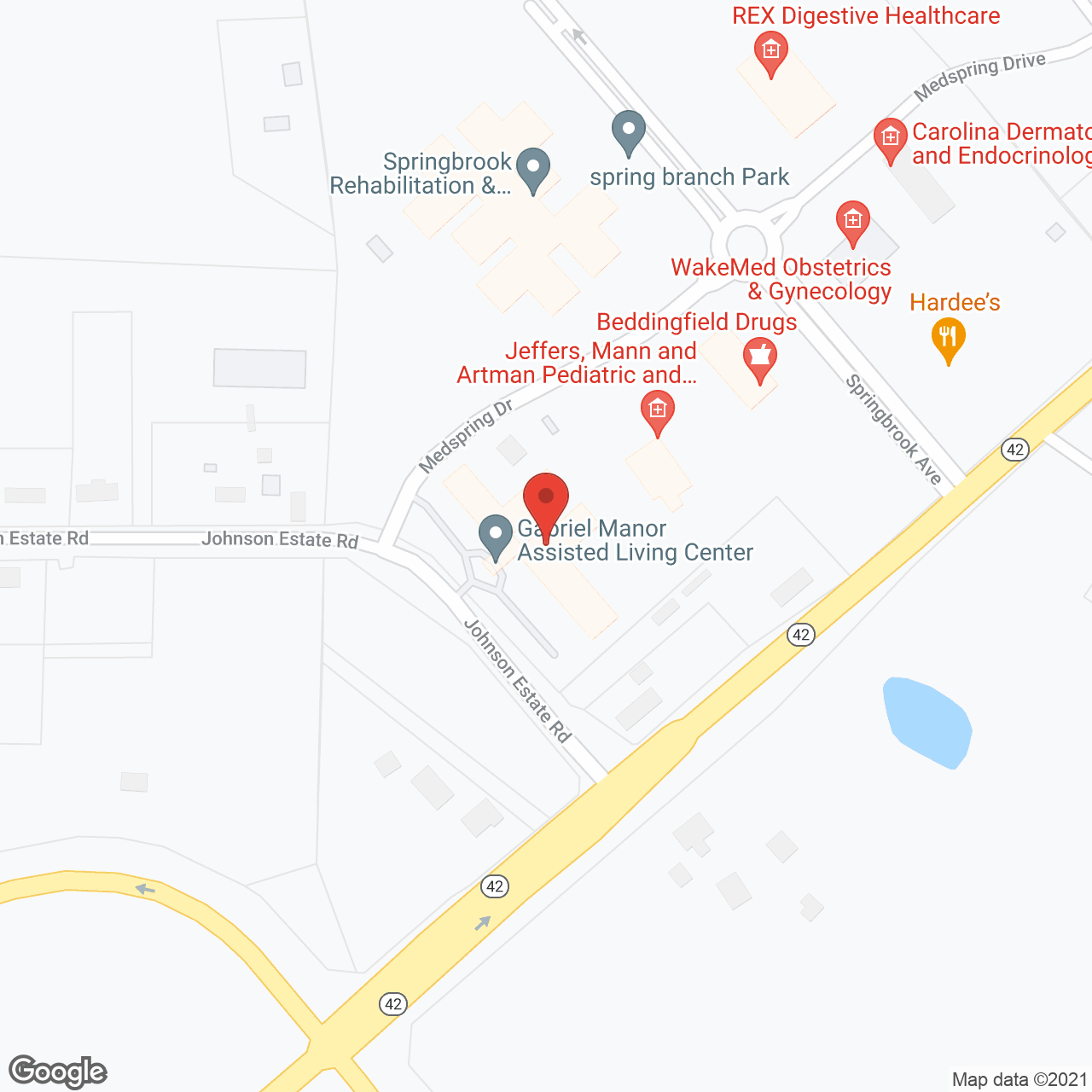 Gabriel Manor in google map
