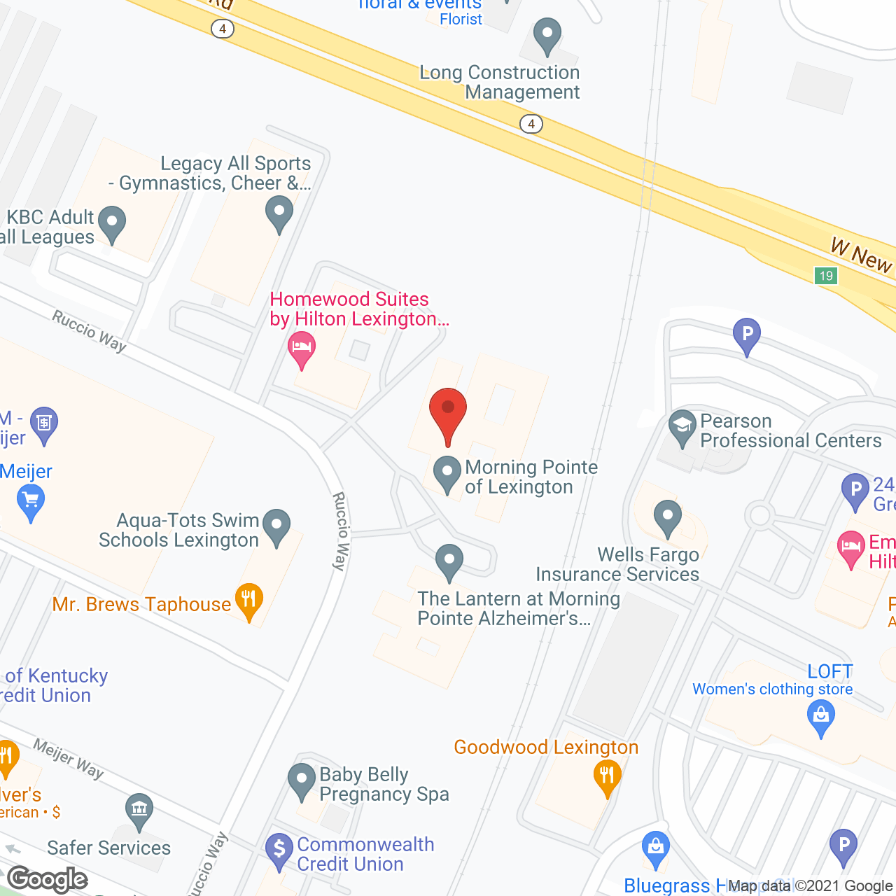 Morning Pointe of Lexington in google map