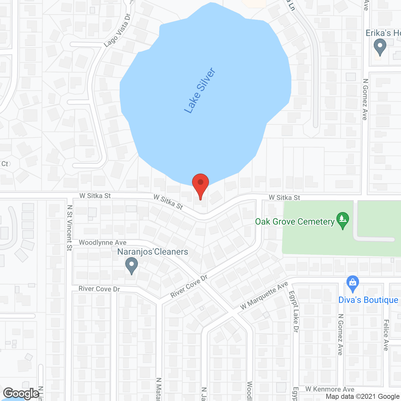 Silver Lake ALF Inc in google map