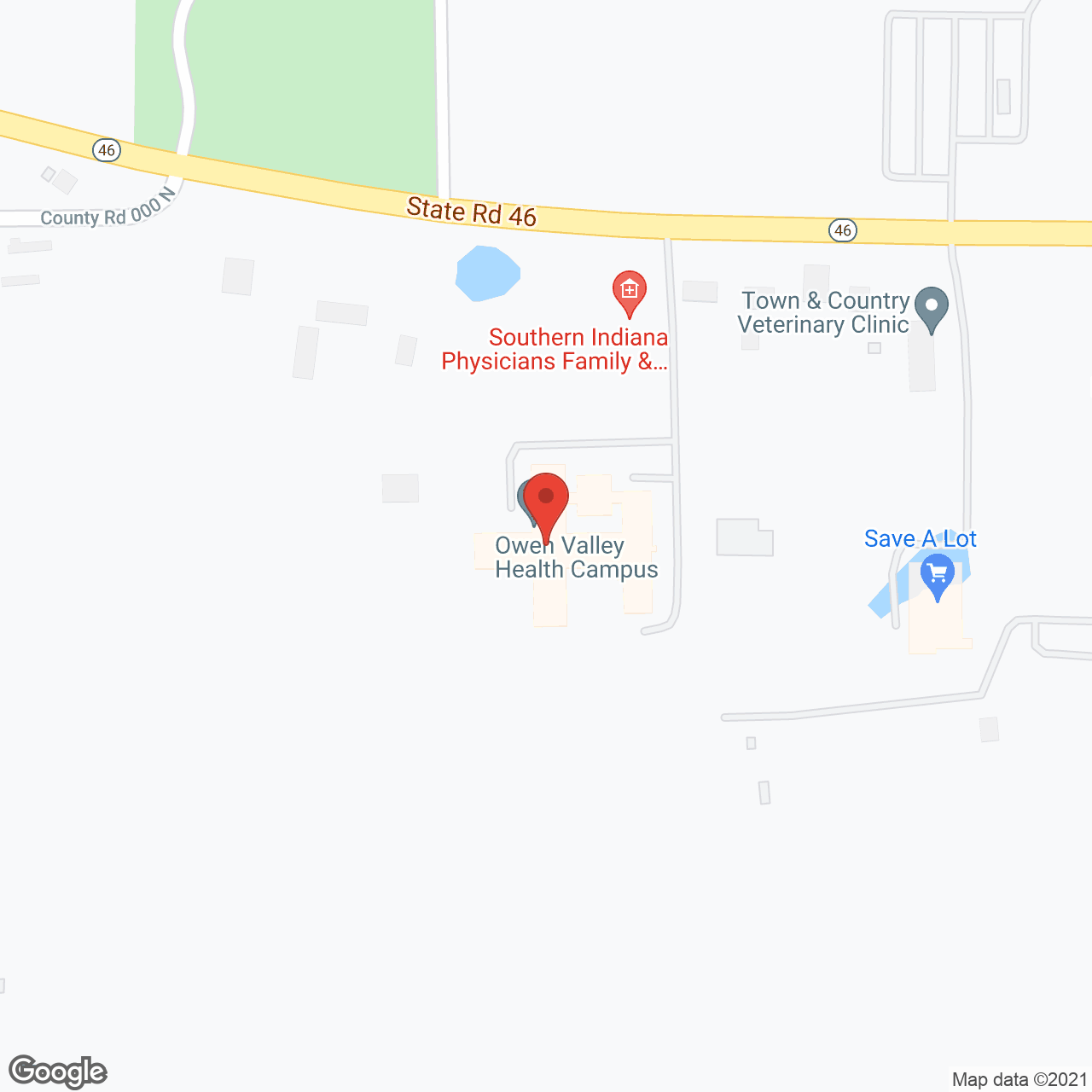 Owen Valley Health Campus in google map