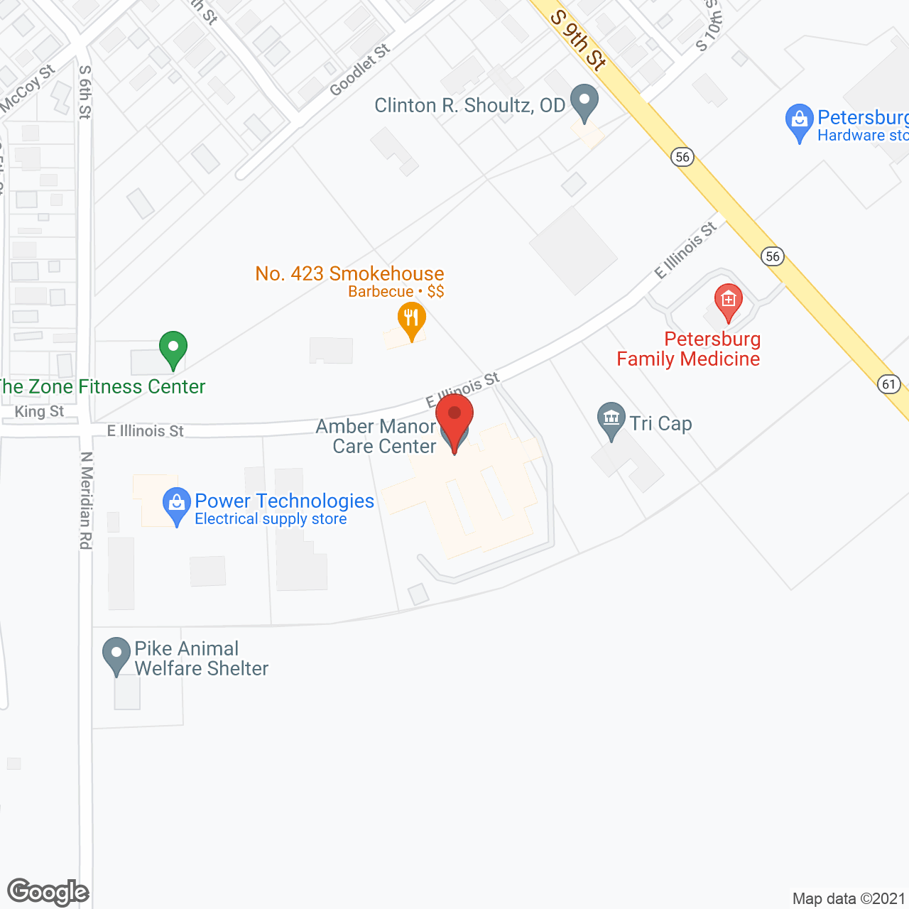 Amber Manor Care Center in google map