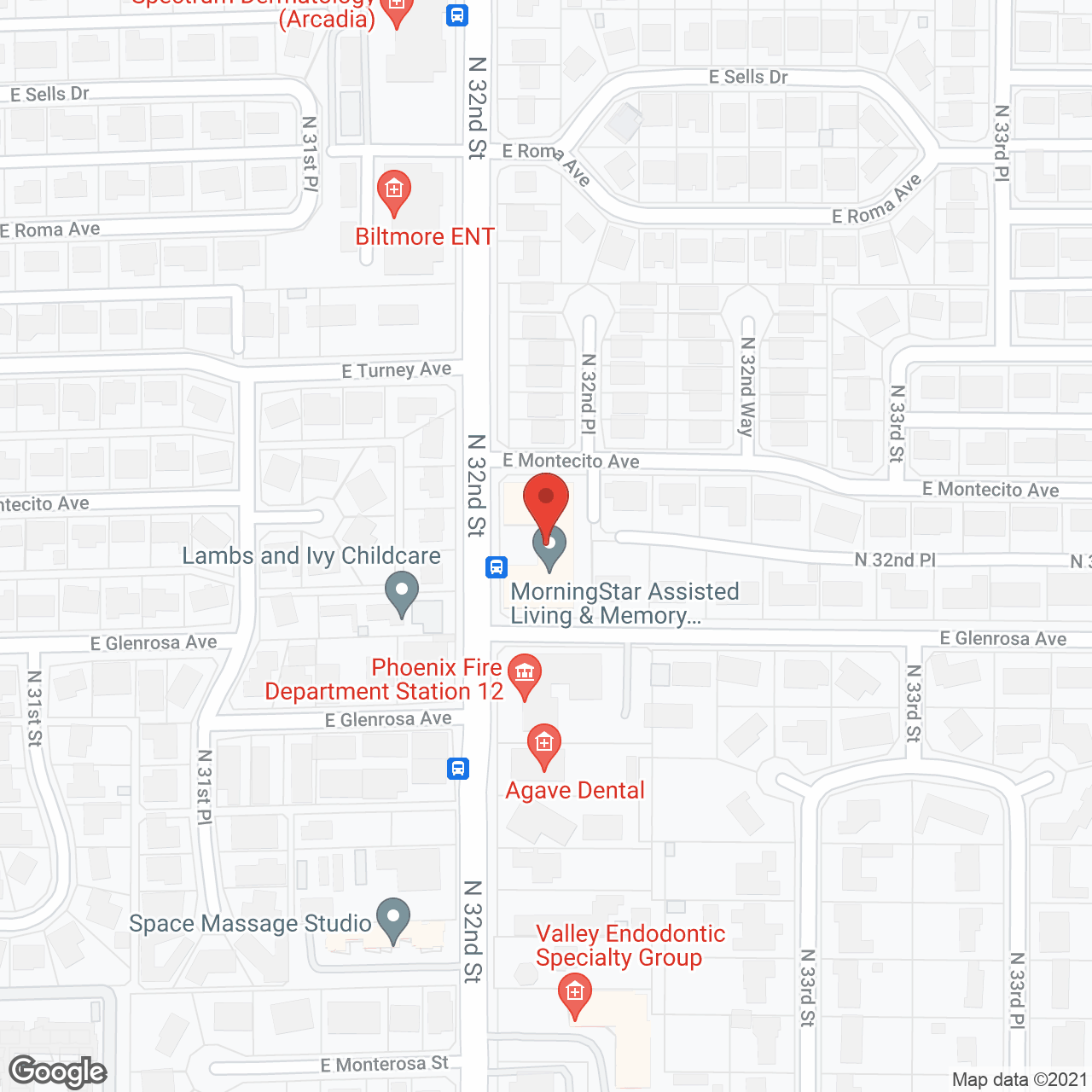 MorningStar Assisted Living and Memory Care at Arcadia in google map