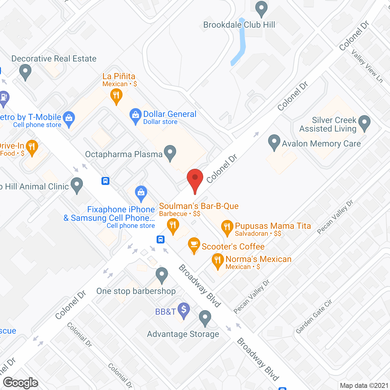 Avalon Memory Care - Garland in google map