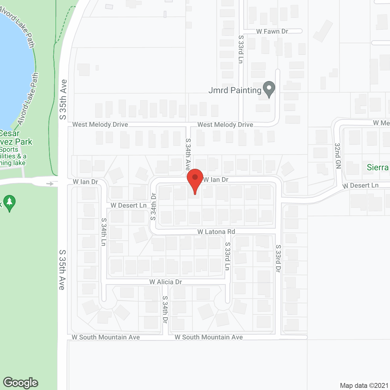 Sierra Vista Assisted Living in google map