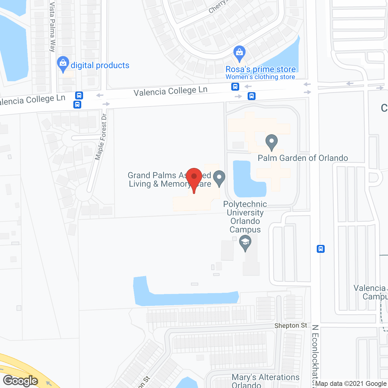 Grand Palms Assisted Living and Memory Care in google map