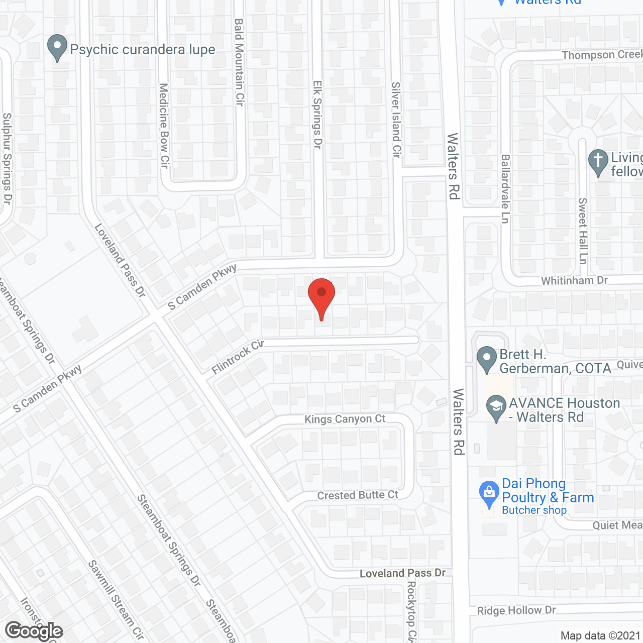 Cottage Home Care in google map