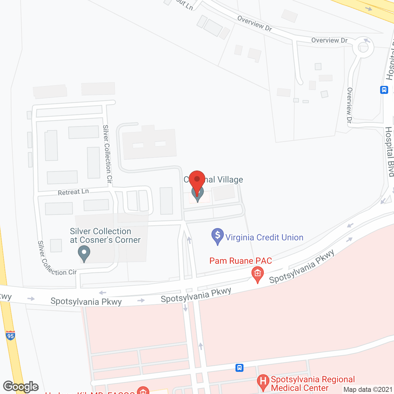 Cardinal Village in google map