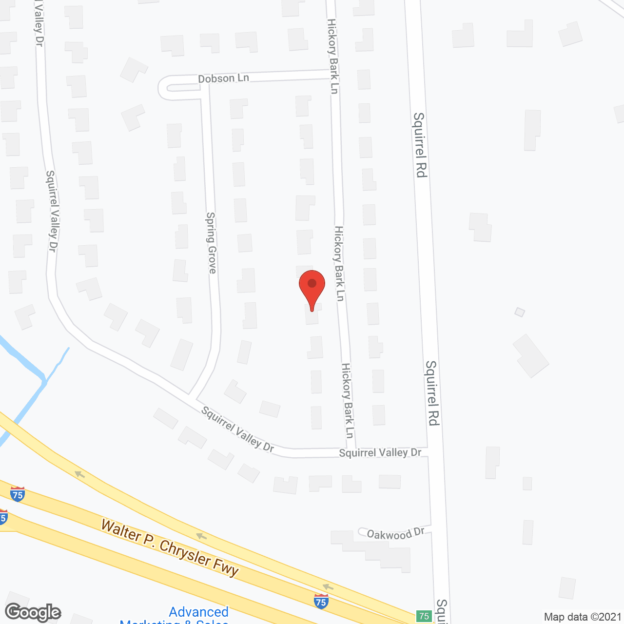 Hickory Bark Lane Homes in google map