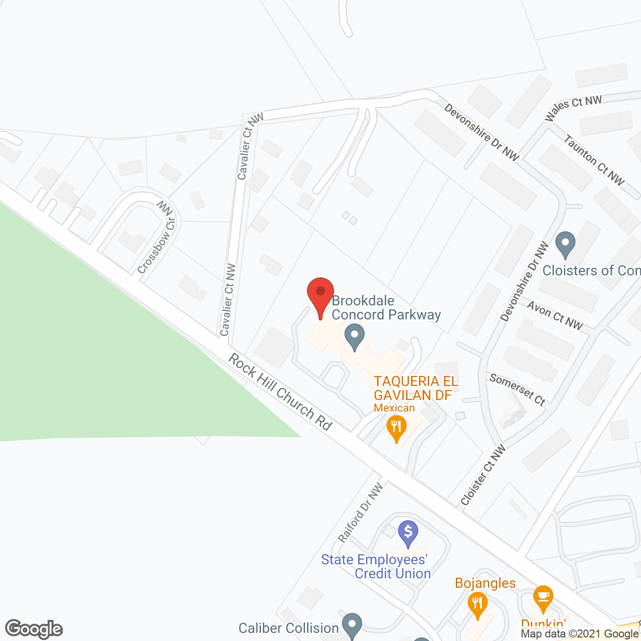 Concord AL in google map