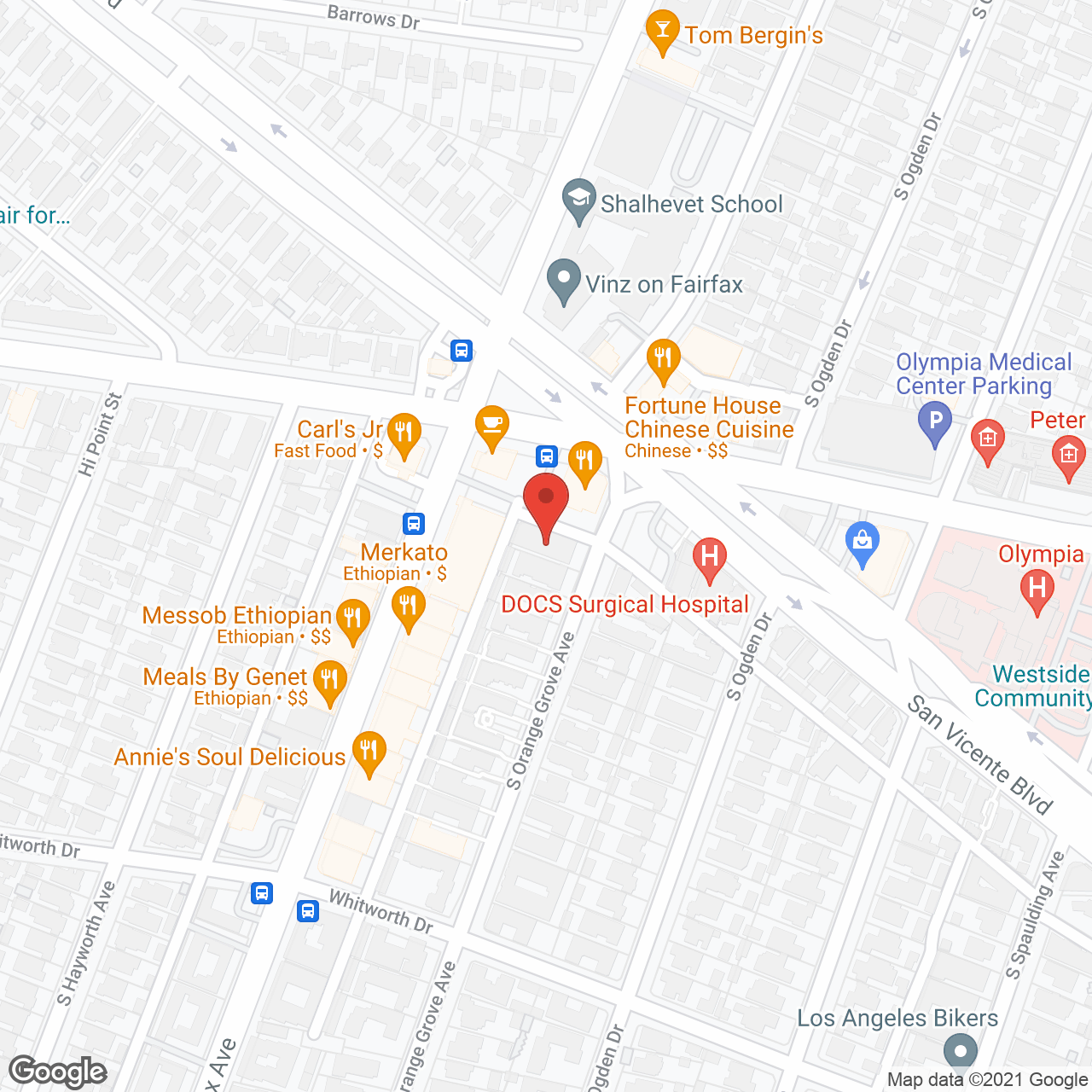 Wilshire Vista Manor/Beverly Hills Senior Care in google map