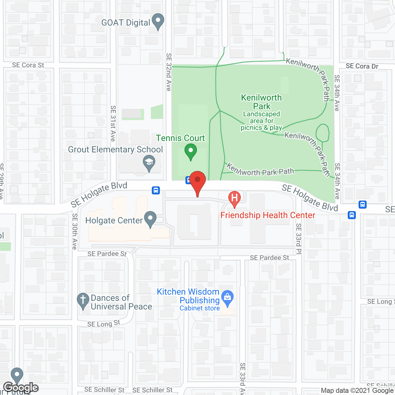 Odd Fellows Home of Oregon in google map