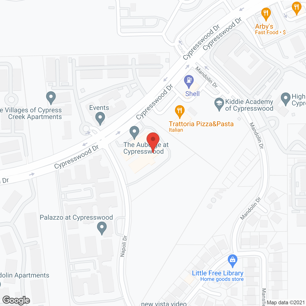 The Auberge at Cypresswood in google map