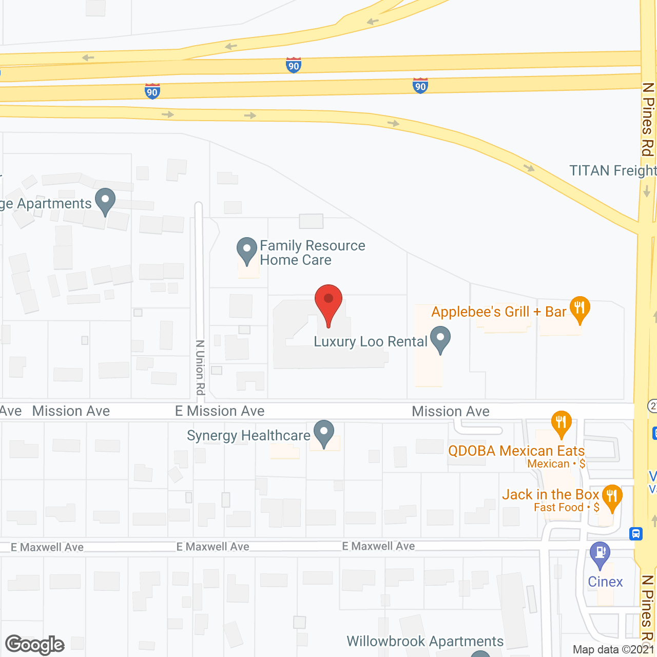 Pine Ridge Alzheimer's Special Care Center in google map