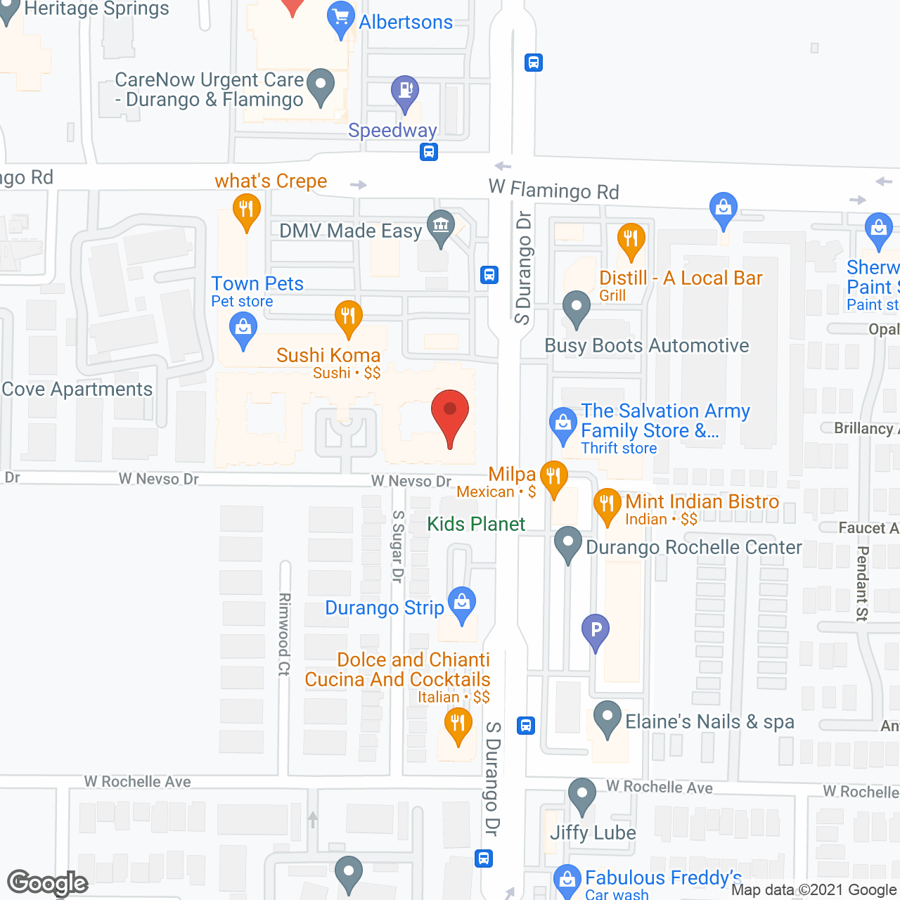 Acacia Springs in google map