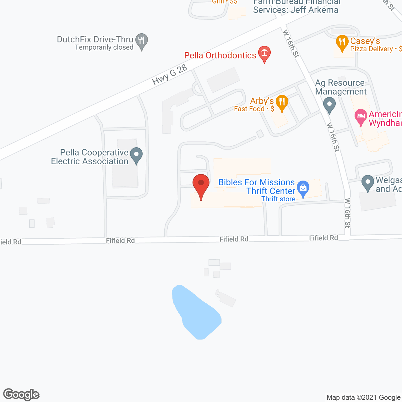 Independence Village of Pella in google map