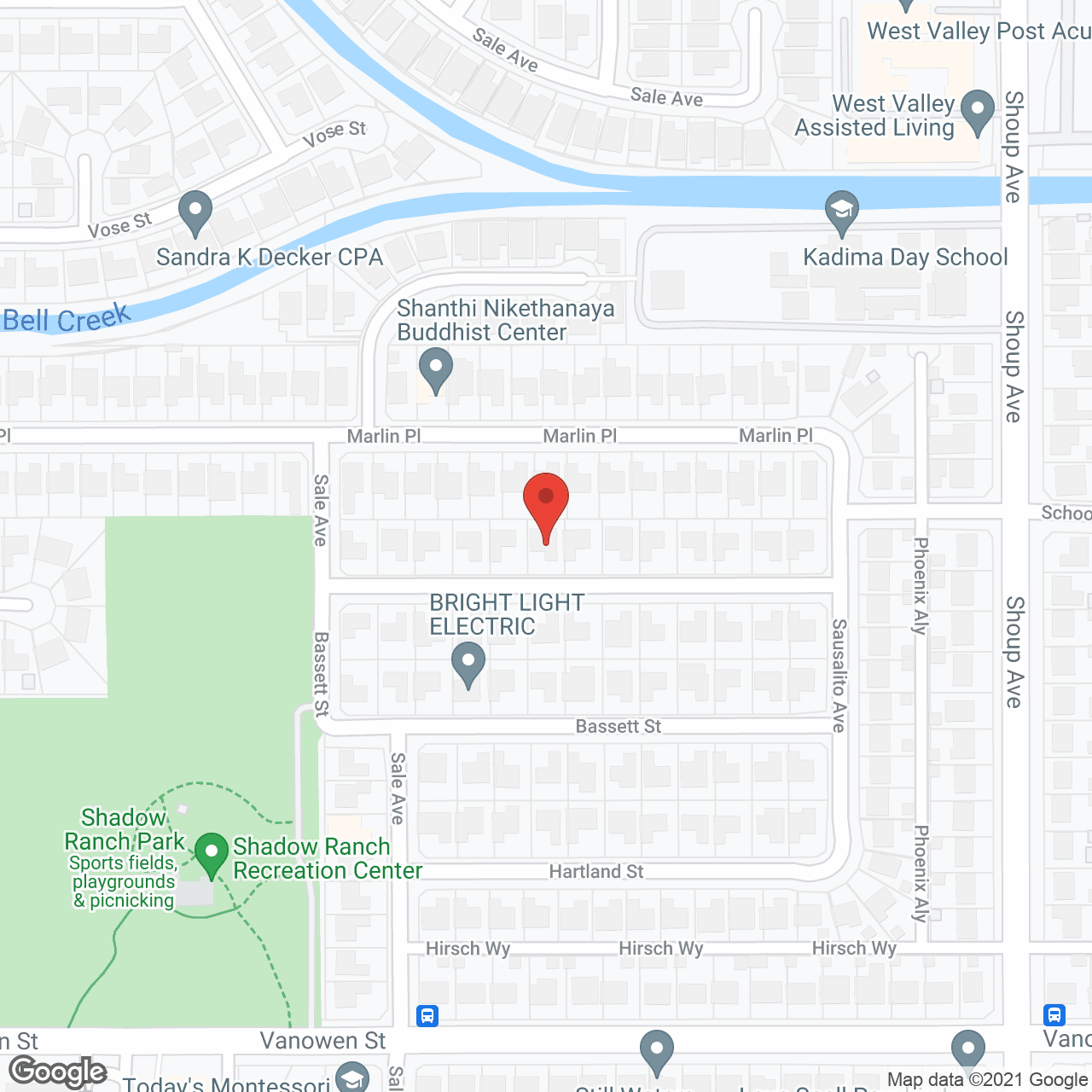 West Hills Home Care,  Inc I in google map