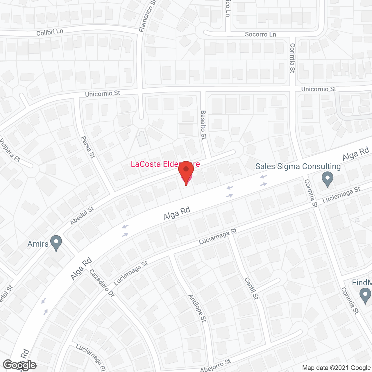 La Costa Elder Care in google map