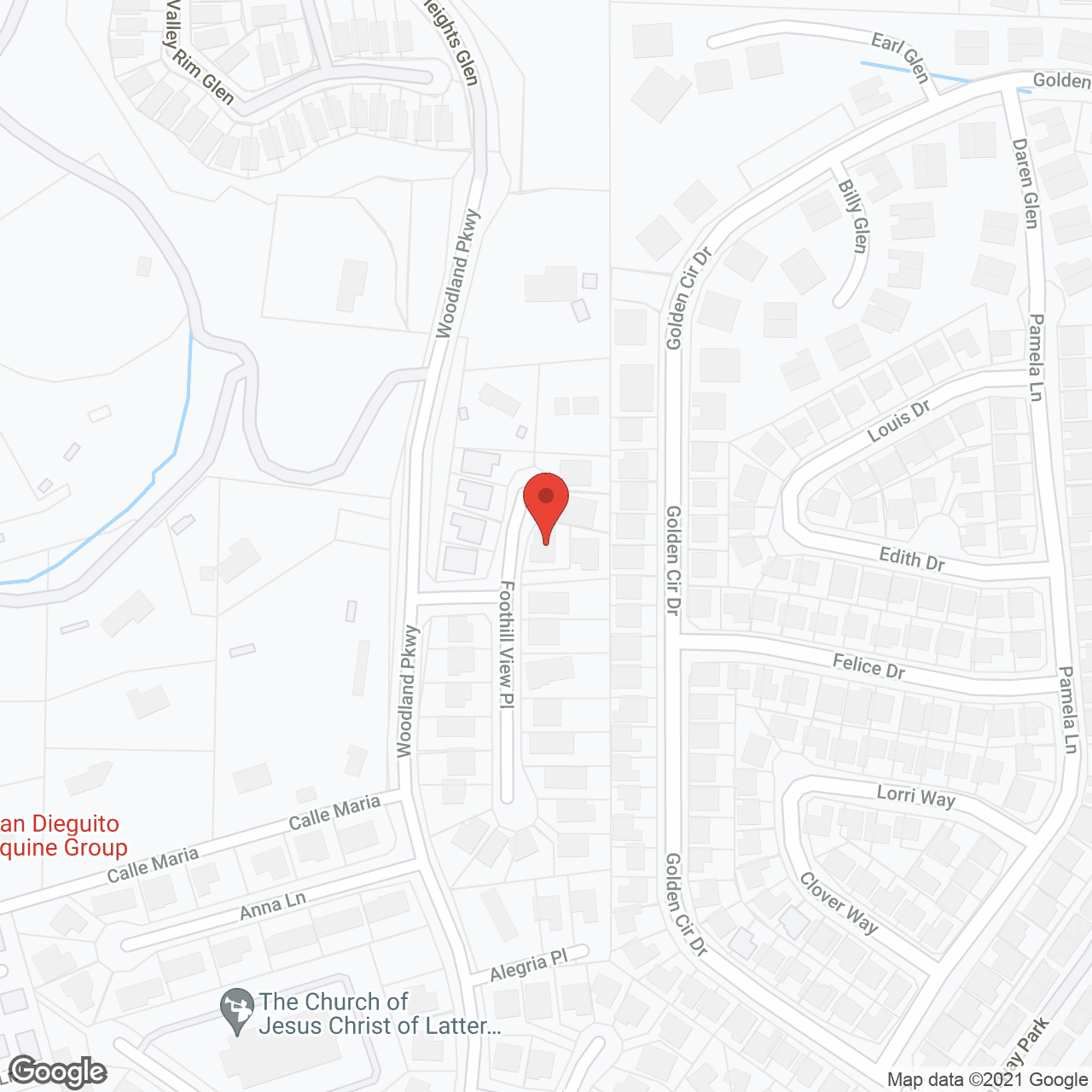 Juehm Residential Care Facility in google map