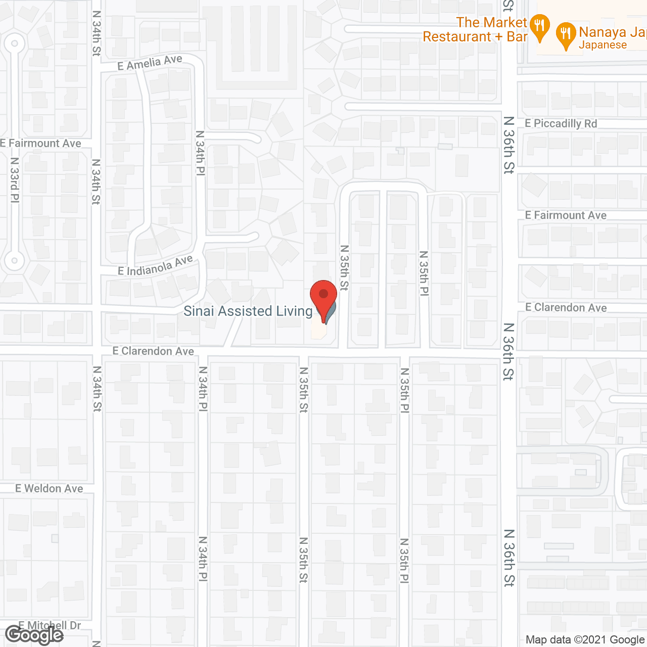 Sinai Assisted Living Home in google map