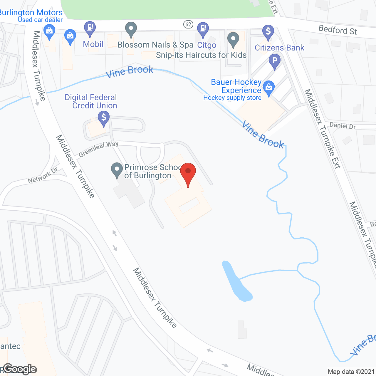 Stonebridge at Burlington in google map