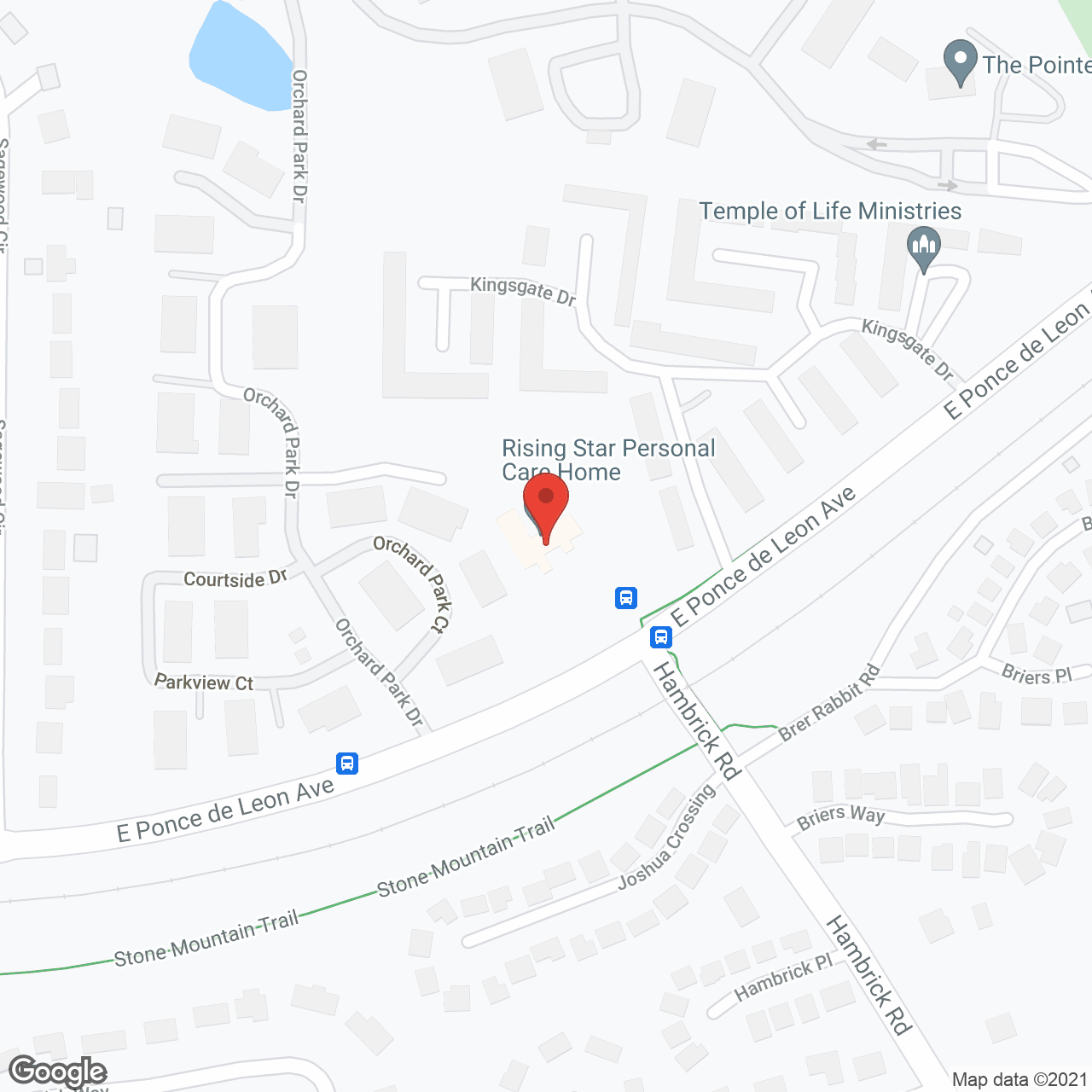 Rising Star Personal Care Home in google map